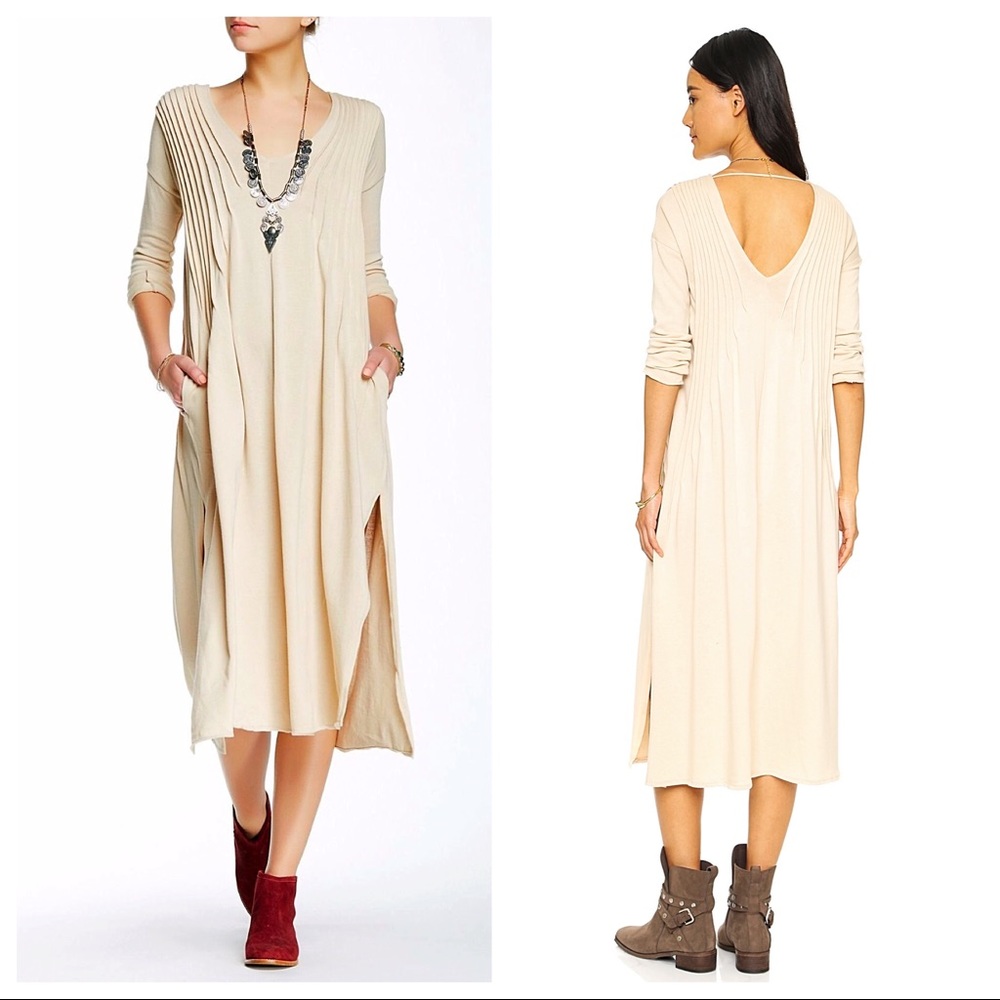 Free People Champagne Sophie Dress